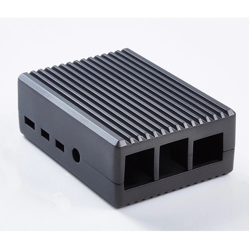 [Rasberry Pi] Rasberry Pi Case Black Aluminium Armor Fanless Case with Silicon Pads
