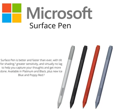 Microsoft Surface Pen for Surface Pro 7/6/5/4 & 3 / Surface Book /Surface Laptop 4/3/2 / Surface Go 3/1 - Black/Charcoal