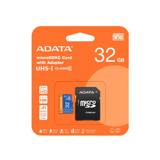 Adata 32GB microSDXC with Adapter UHS-I Class 10