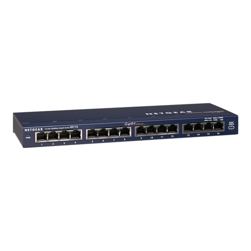[GS116AU] Netgear ProSafe 16-Port Gigabit Ethernet Switch | GS116AU