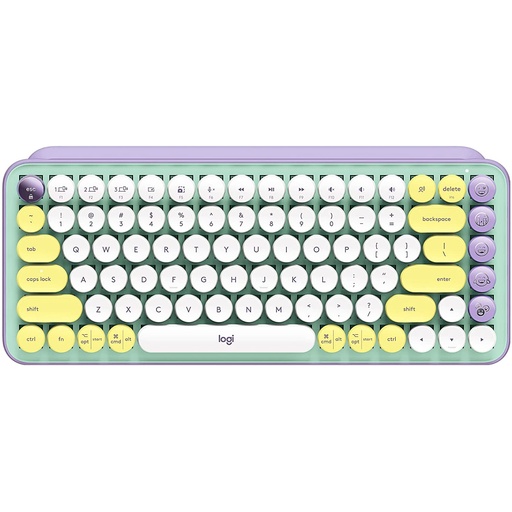 [920-010710] Logitech POP Keys Wireless Mechanical Keyboard with Customizable Emoji Keys
