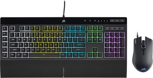 [CH-9226865-NA] Corsair K55 RGB Pro + Harpoon RGB Pro Gaming Bundle