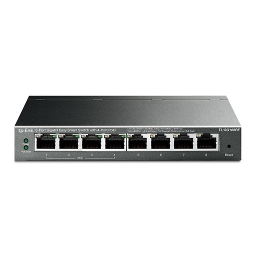 [TP4102] TP-Link TL-SG108PE 8-Port Gigabit Easy Smart PoE+ Switch