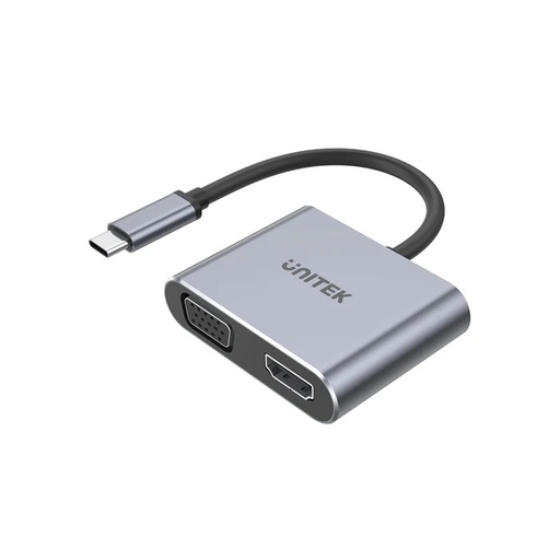 [D1049A] UNITEK uHUB Q4+ Lite S7+ USB-C to Dual Display, USB PD 100W