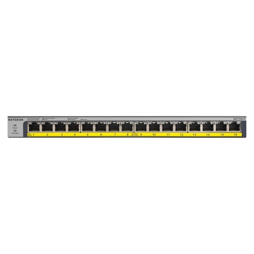 [GS116LP-100AJS] Netgear ProSafe 16-Port Gigabit Ethernet Switch PoE+ GS116LP