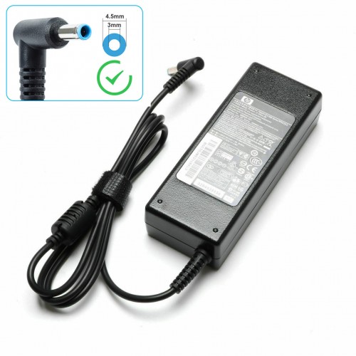 [L0050060016] Original HP 19.5V 4.62A 90W Power Adapter,Tip pin size: 4.5mm * 3.0mm (Blue with pin in centre),use for HP Envy 17 Series