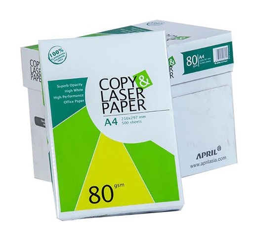 Copy & Laser A4 Paper Ream 80gsm - 500 Sheets
