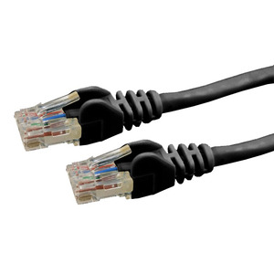 [PLK-C6A-0] Dynamix CAT6 UTP PATCH LEAD Black - 0.5M