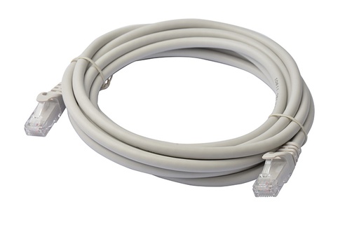 [PL6A-1GRY] Cat 6a UTP Ethernet Cable, Snagless  - 1m (100cm) Grey