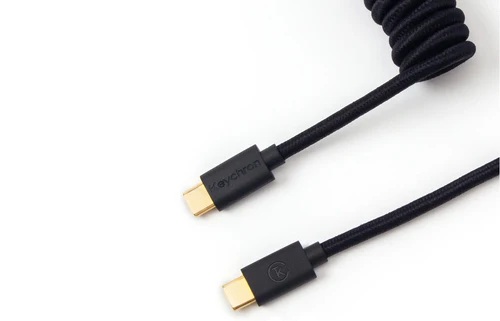 [KEYC-CAB-B] Keychron Coiled Type-C Cable  Black