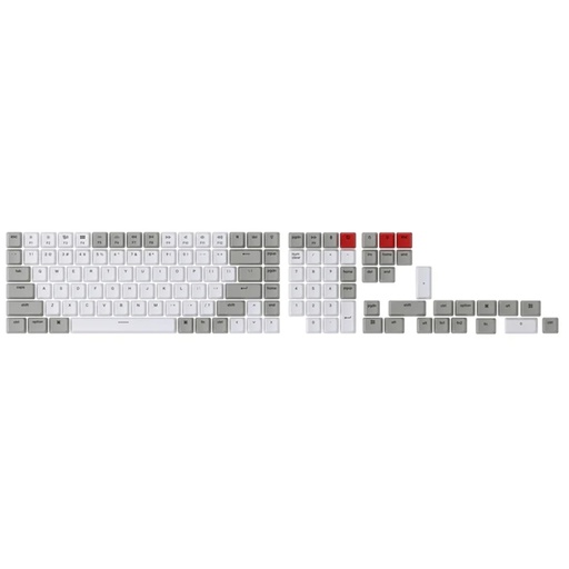 [KEYC-JM-100] Keychron Double Shot ABS Keycap - Full Set - Light Grey