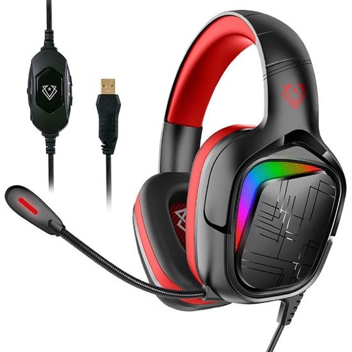 Vertux Miami Gaming Headset - Red