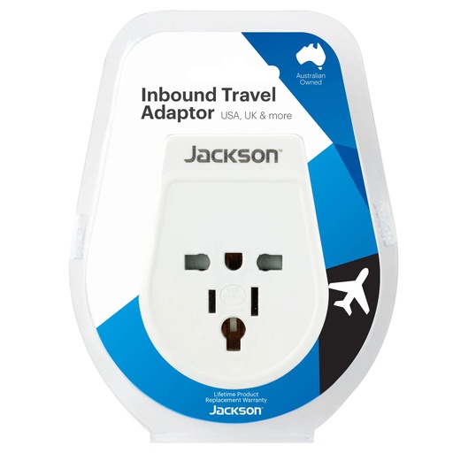 [PTA878M] Jackson Inbound travel Adapter (USA UK and more to NZ/AU)