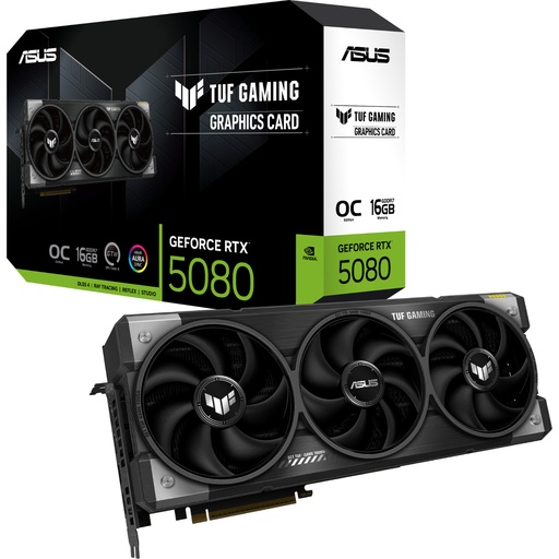 [TUF-RTX5080-O16G-GAMING] ASUS TUF RTX 5080 OC 16GB GDDR7 Graphics Card