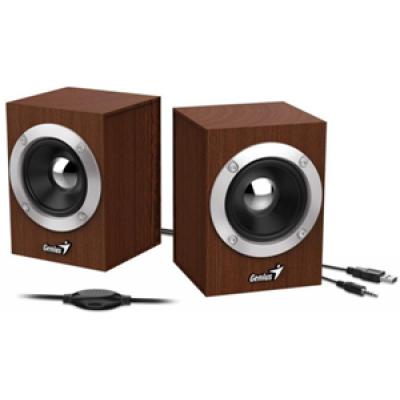 [SP-HF280] Genius USB Wooden Stereo Speakers