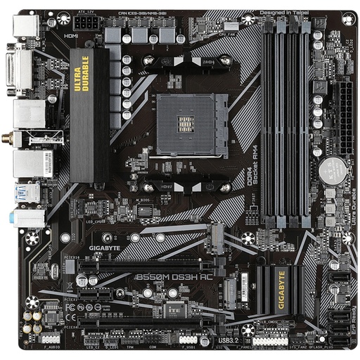 [B550M DS3H AC R2] Gigabyte B550M DS3H AC R2 mATX Motherboard