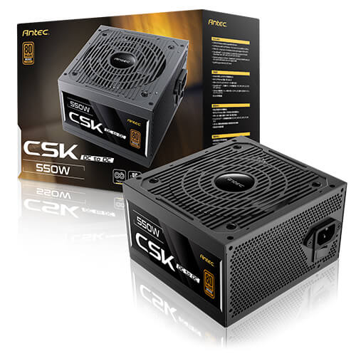 [SP-ANT-CSK550DC] ANTEC CSK550DC 550W 80+ Bronze NON modular PSU