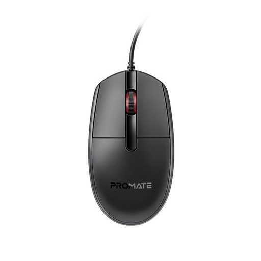 [CM-1200] PROMATE 3-Button Wired Optical Mouse with 1200dpi