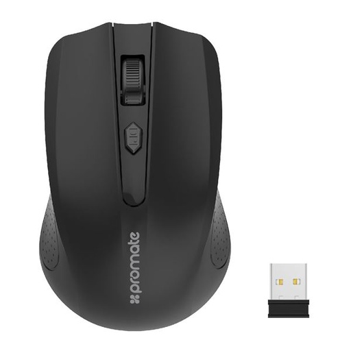 [CLIX-8.BLK] PROMATE Ergonomic Wireless Mouse 2.4GHz wireless technology