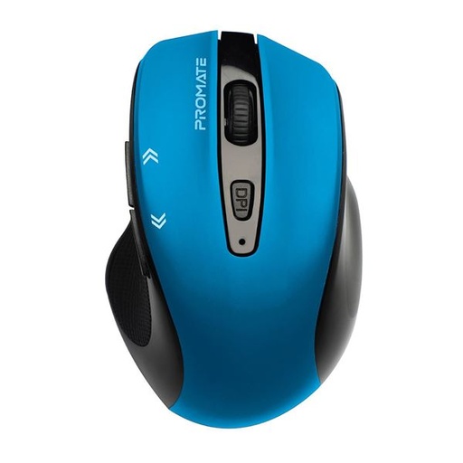 [CURSOR.BL] PROMATE EZGrip Ergonomic Wireless Mouse with Quick Forward/Back - BLUE