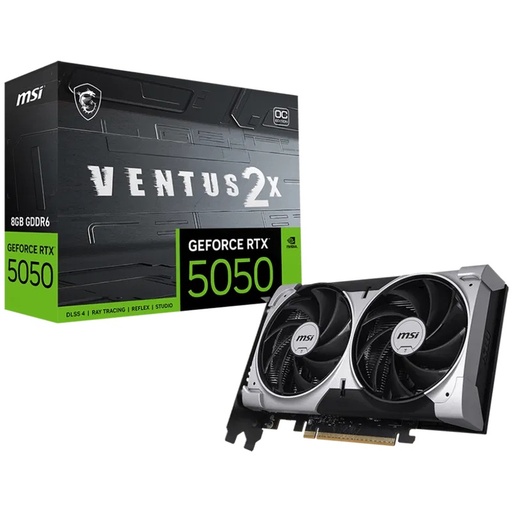 [G5050-8V2C] MSI GeForce RTX 5050 8GB Ventus 2x OC GRAPHICS CARD