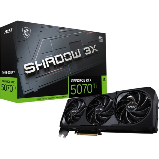 [G507T-16S3C] MSI NVIDIA Geforce RTX 5070 Ti Shadow 3X OC 16GB Graphics Card