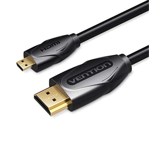 [VEN-VAA-D03-B200] Vention Micro HDMI Cable 2M Black