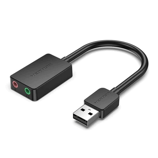 [VEN-CDYB0] Vention 2-port USB External Sound Card 0.15M