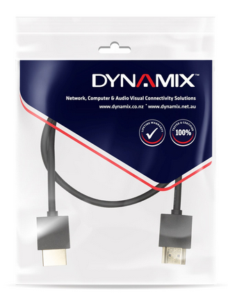 [C-HDMI2BLK-2] 2M HDMI BLACK Nano High Speed w/ Ethernet Cable. UHD Display up to 4K2K@60H