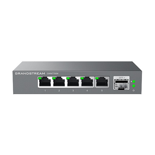 [GWN7700M] Grandstream GWN7700M 5 Port 2.5G, 1x SFP+ Unmanaged Ethernet Switch