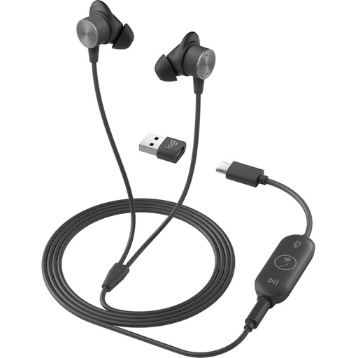 Logitech Zone Wired Earbuds For Microsoft Teams