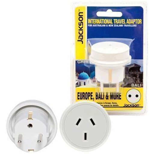 [PTA8810] Jackson International EU Travel Adapter