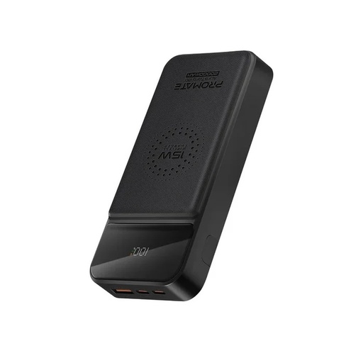 PROMATE Ultra Slim 15W Wireless Charging 20,000mAh Power Bank