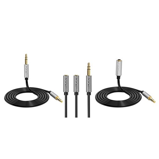 Promate 3-in-1 Auxiliary Cable Kit