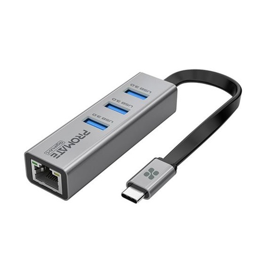 Promate Multi Port USB-C Hub with Ethernet