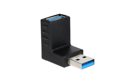 Right Angle USB 3.0 USB-A Male to USB-A Female